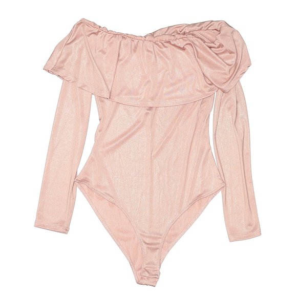 Charlotte Russe Tops - Pink bodysuit size small